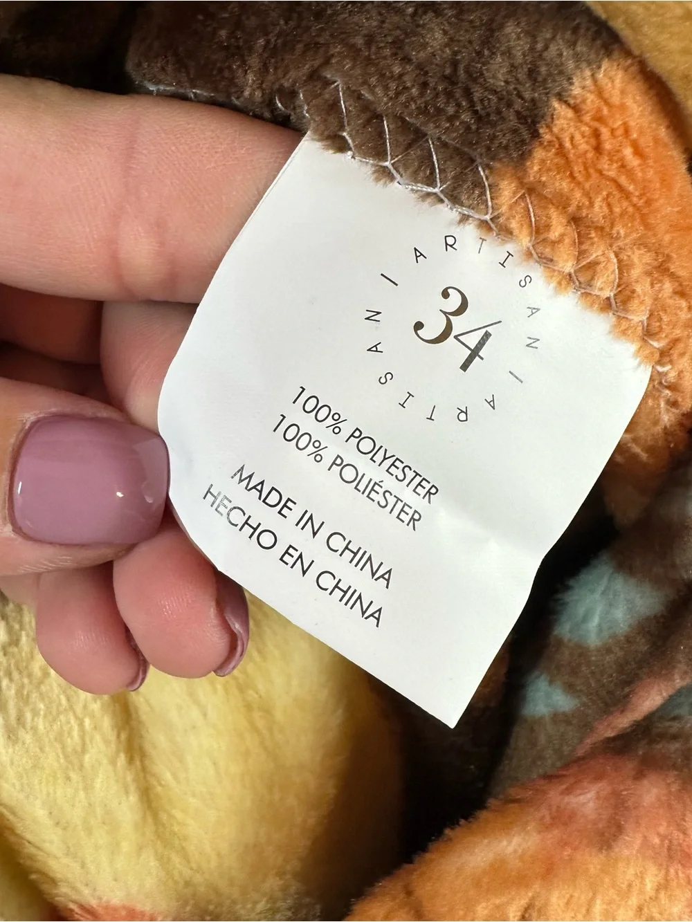 NWT olivia & co velvet Plush Throw Blanket western cottage fall boho autumn